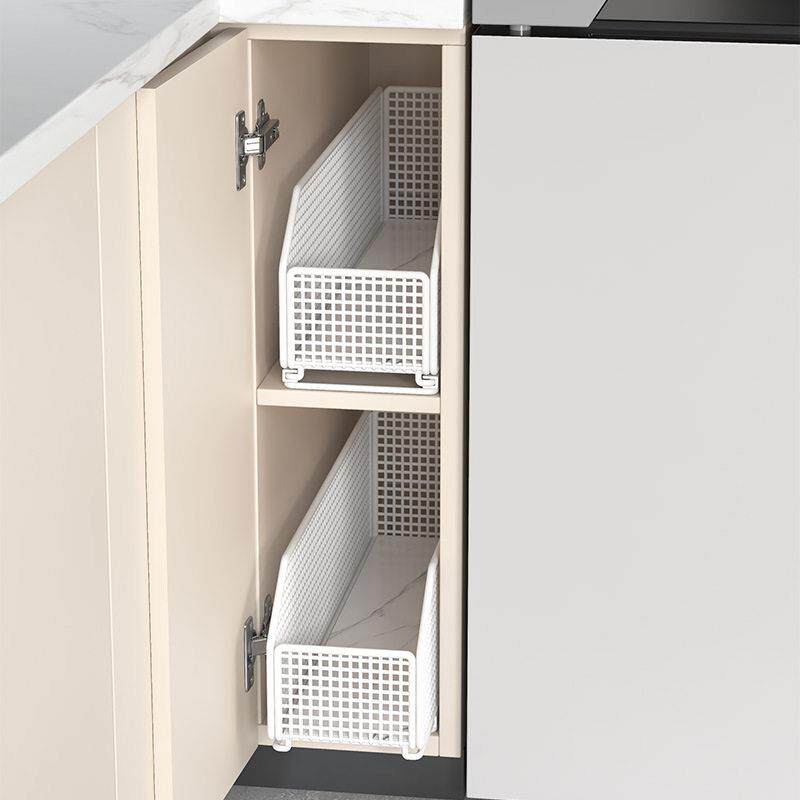 夹缝深柜拉篮厨房橱柜收纳盒厨房下水槽置物架抽拉式调料品抽屉窄