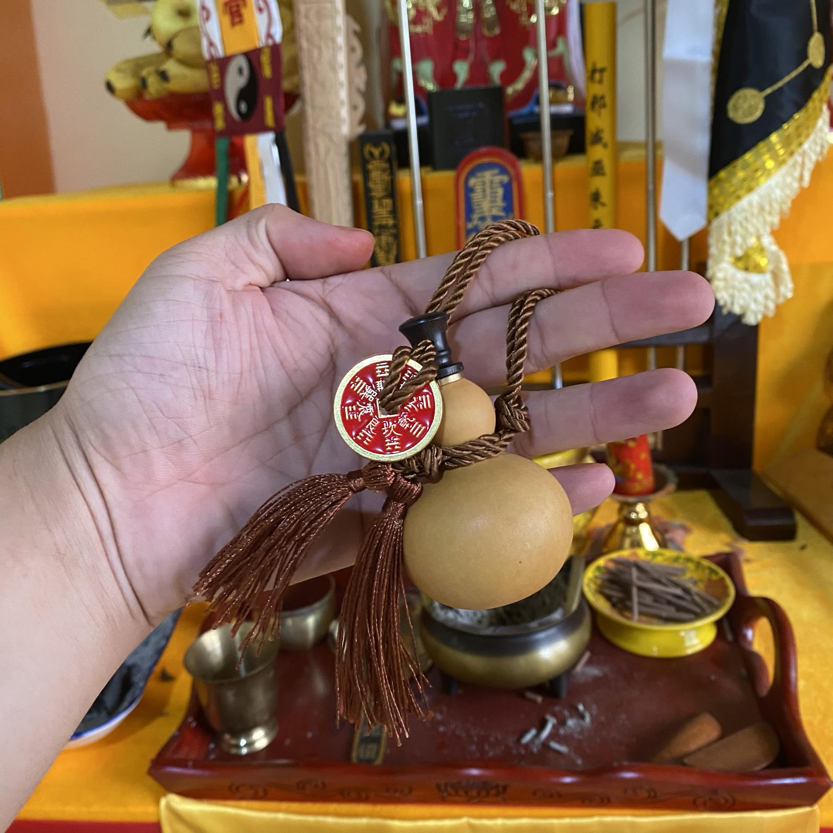 好宝贝护身葫芦办公室工位正气重的摆件气场强大随身配饰可放床头