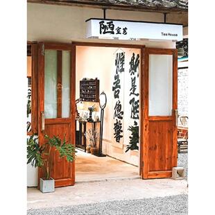 实木推拉门折叠门室内定制卧室房间套装门卫生间厕所厨房门对开门