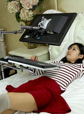 ok托懒人移动电脑桌台式升降桌家用现代简约床上电脑懒人桌床边桌