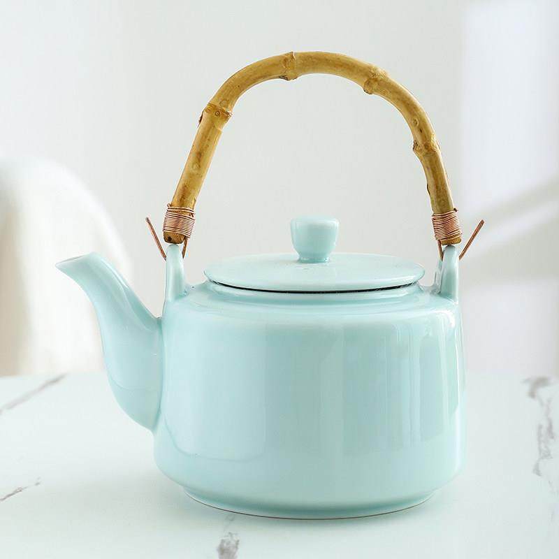 800ml提梁壶轻奢泡茶壶青瓷带滤网功夫茶具水壶中号居家待客办公,餐饮具,茶壶,淘宝优惠券,粉丝福利购,淘宝优惠卷