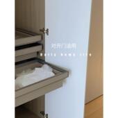 厂家衣柜首饰盒抽屉皮拉篮内置伸缩裤 架衣帽间抽拉五金配件皮革内