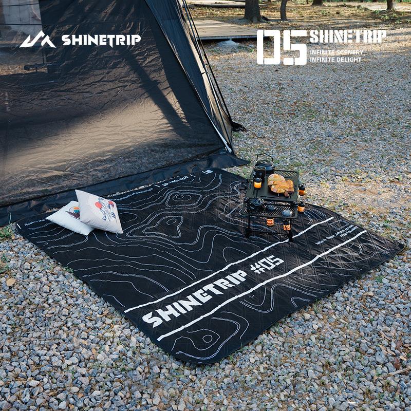 shinetrip山趣户外超声波铝膜野餐垫防潮垫春游垫子防水公园地垫