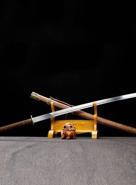 龙泉市刀剑手工锻打一体双手苗刀