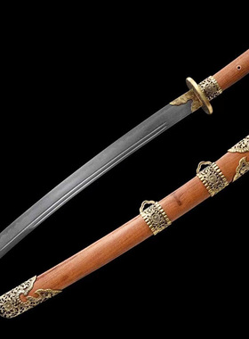 龙泉市刀剑花纹钢清腰刀唐横刀