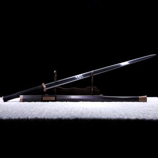 龙泉市刀剑素装羽毛纹春秋硬剑八面防身汉剑冷兵器外贸未开刃