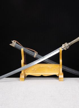 龙泉市刀剑手工锻打高锰钢锤纹唐