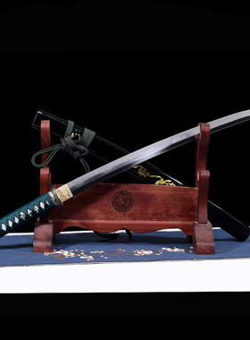 日式手工锻打T10烧刃武士刃居合