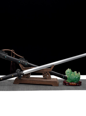 龙泉市刀剑工艺收藏品花纹钢复古