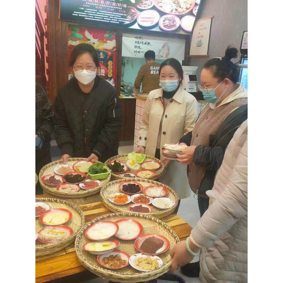 竹编簸箕火锅菜盘饭店商用餐具竹筐麻辣烫盛菜筐竹托盘酒店装饰