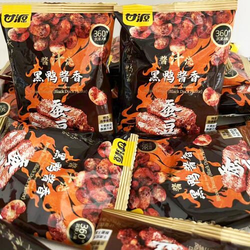 甘源酱汁烧黑鸭酱香蚕豆1斤