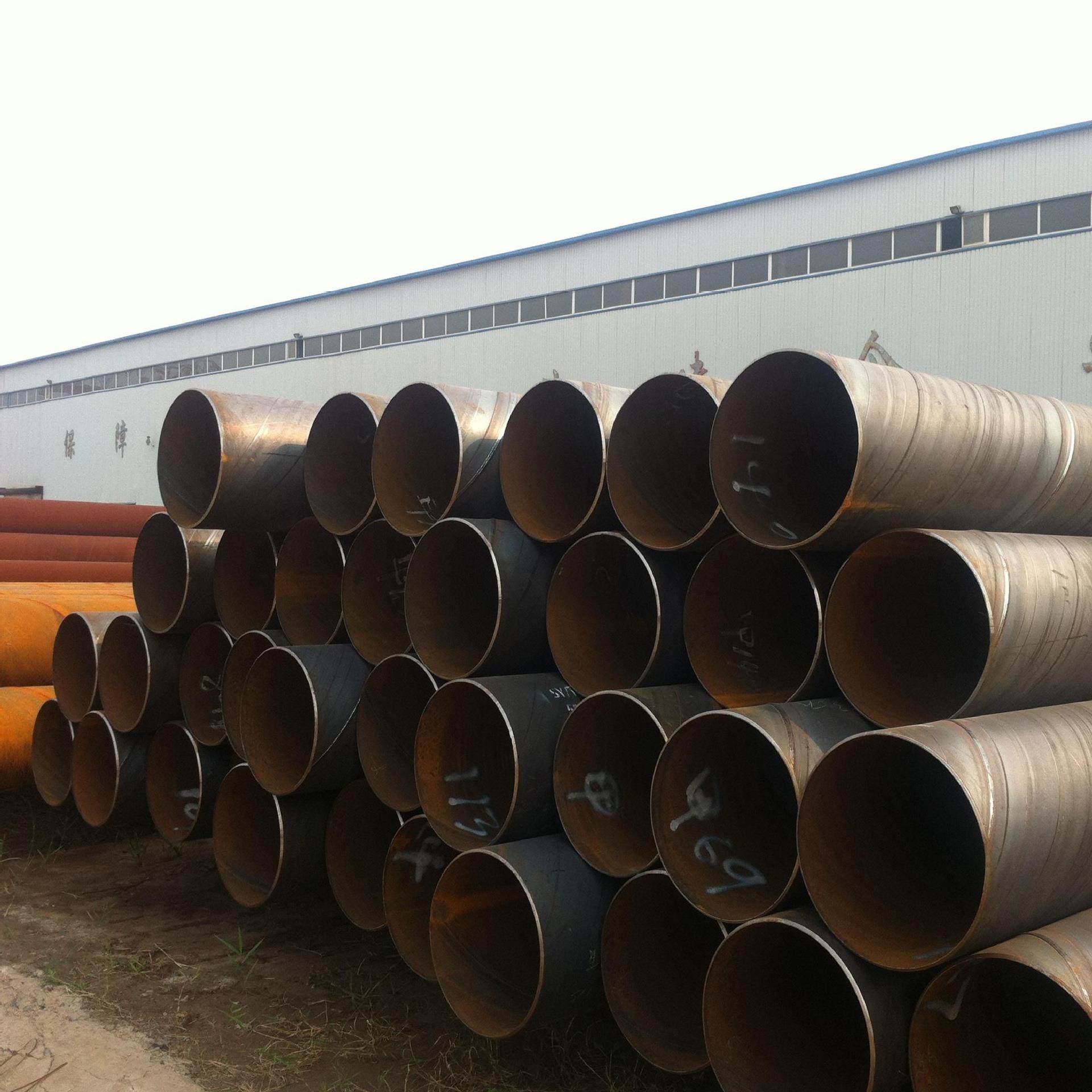 厂家生产大口径螺旋焊接钢管 双面埋弧焊螺旋管 q235b厚壁螺旋管