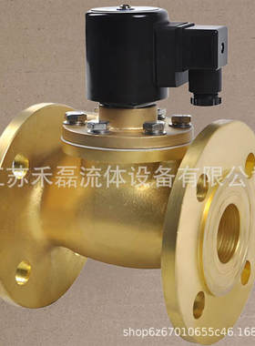 100DN80水用法兰电磁阀黄铜4寸2分6不锈钢常闭式DV24V220铸铁螺纹