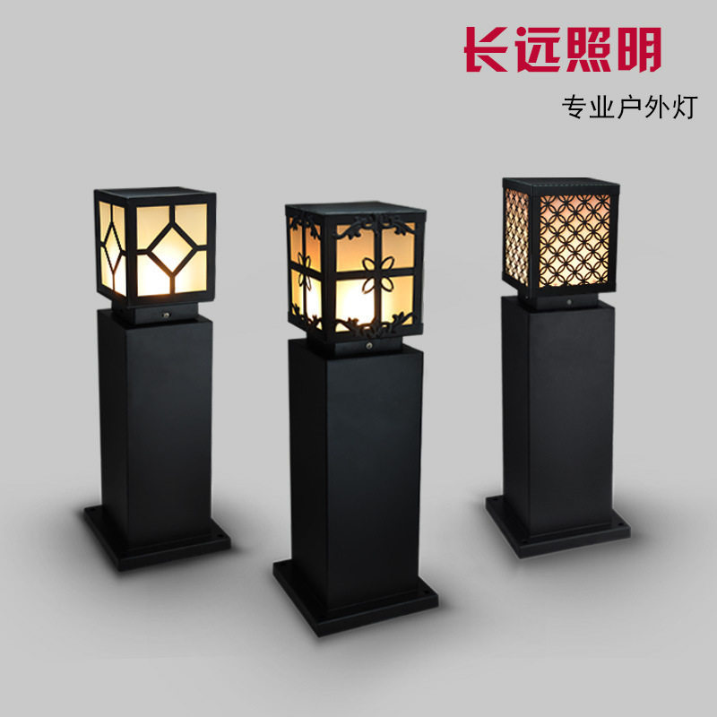 方形草坪灯户外草地灯别墅庭院园林景观灯公园小区路灯防水包邮
