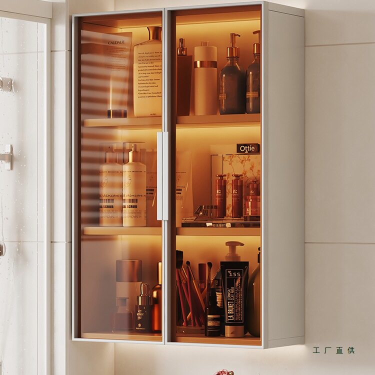 铝合金吊柜厨房墙壁挂柜浴室墙上储物柜防水防潮阳台卫生间收纳柜