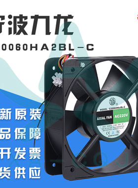 九龙G20060HA2BL-C 220V 滚珠 电容式 低噪声 机柜 工程 散热风扇