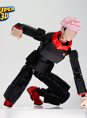 3D打印多关节可动人偶咒术回战五条悟手办模型两面宿傩桌面摆件