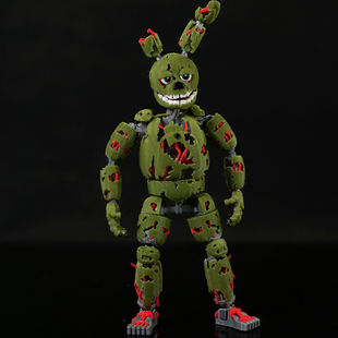 3D打印模型手办玩具摆件绿兔子丧尸兔游戏黎明陷阱周边弹簧杀机