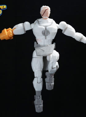 3D打印多关节可动人偶玩具无-敌少侠征服者手办模型成品摆件