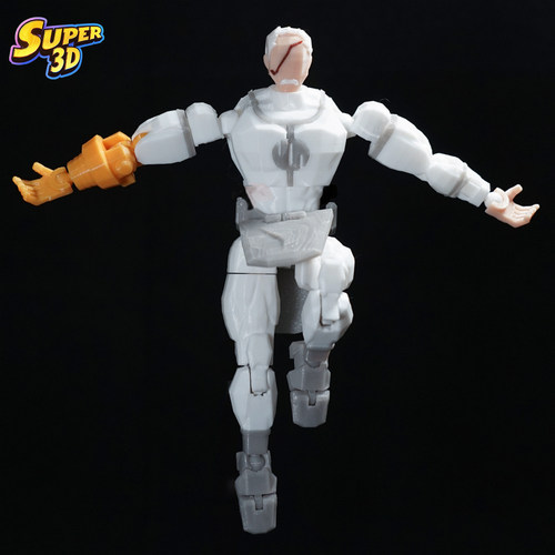 3D打印多关节可动人偶玩具无敌少侠征服者手办模型成品摆件礼物