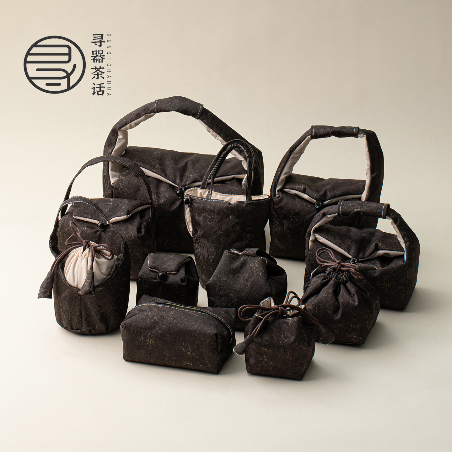 新中式便携式收纳包织锦布艺复古旅行茶具加厚茶杯茶壶布包袋,餐饮具,茶包袋,淘宝优惠券,粉丝福利购,淘宝优惠卷