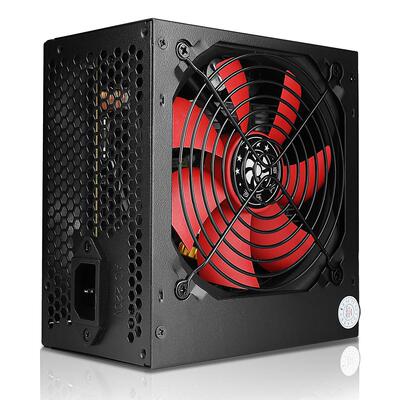 包邮爵柏600WS台式电脑主机电源额定500W静音双6Pin显卡供电背线
