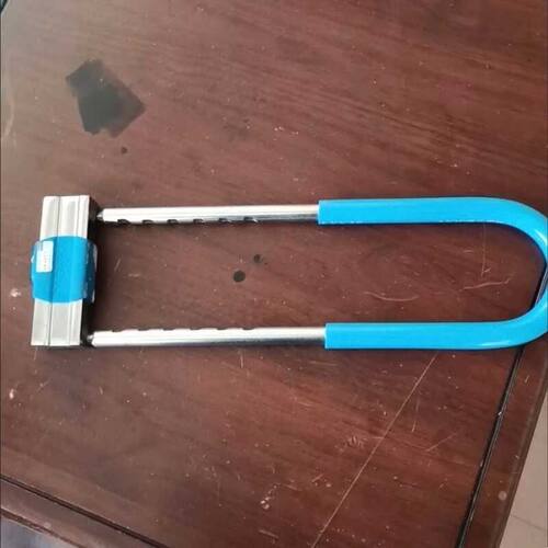 长锁锁具叉锁大u形锁双门推拉门玻璃门锁插锁店门锁商铺门u型锁