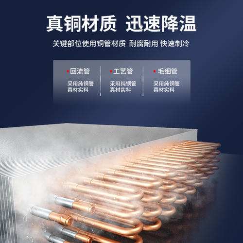 美凌智慧家四门商用冰箱展示柜保鲜柜六开门冷藏加冷冻柜厨房立式
