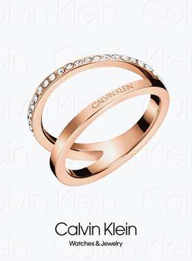 RING - 2020 CALVIN KLEIN OUTLINE KJ6VPR1401 - CK情侣带钻戒指