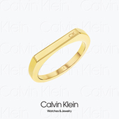 2023 35000188 Calvin RING Klein Faceted CK情侣款 戒指