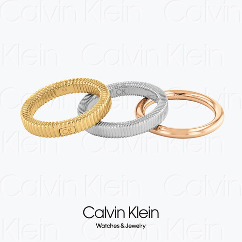 CalvinKlein时装款组合套戒