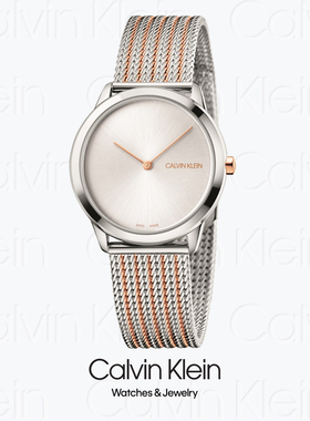 WATCH - 2018 CALVIN KLEIN CLASSIC K3M22B26 - CK间金编织腕表