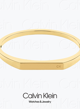 BANGLE - 2023 Calvin Klein Faceted 35000046 - CK情侣款手环