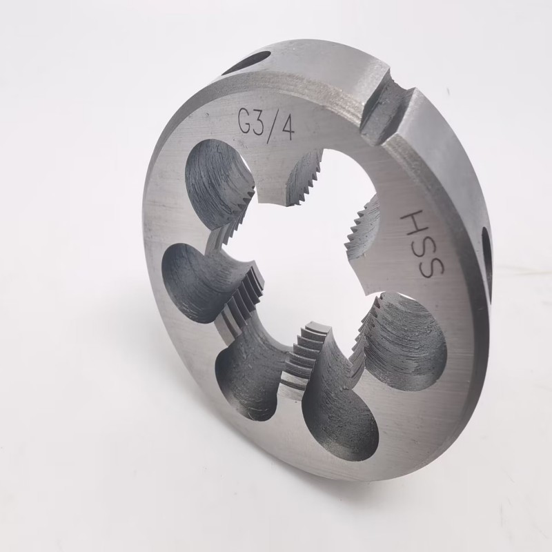 G管螺纹板牙HSS高速钢圆锥管圆板牙NPT ZG R G1/8 G1/4 G3/4