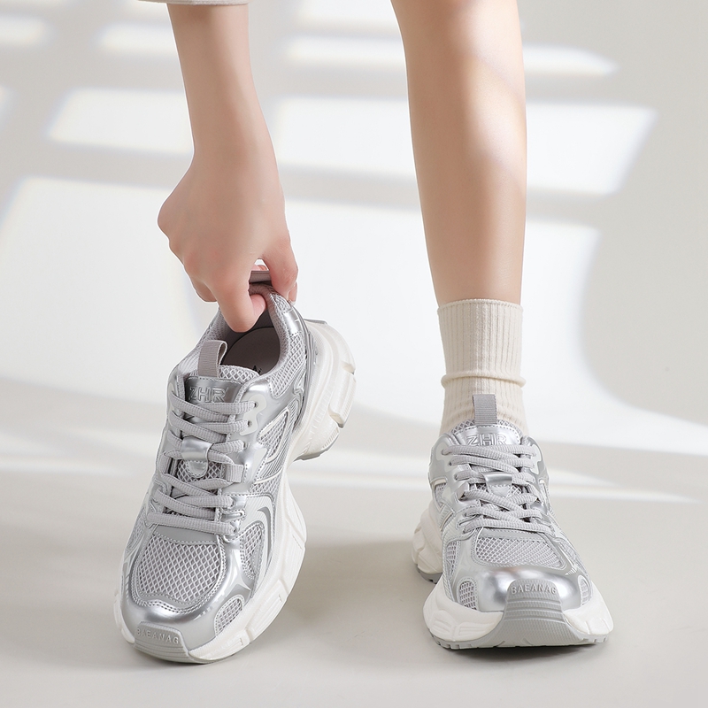 ZHR厚底增高老爹鞋2025夏季新款