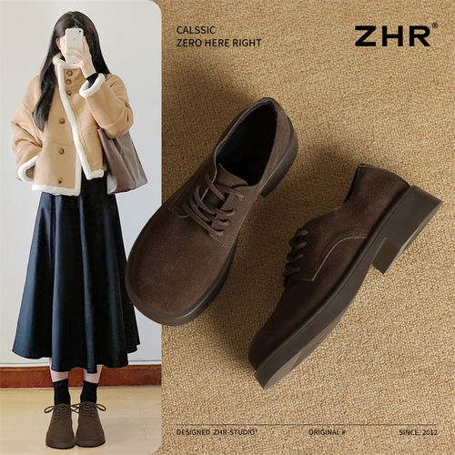 全网热销10万+系带小皮鞋