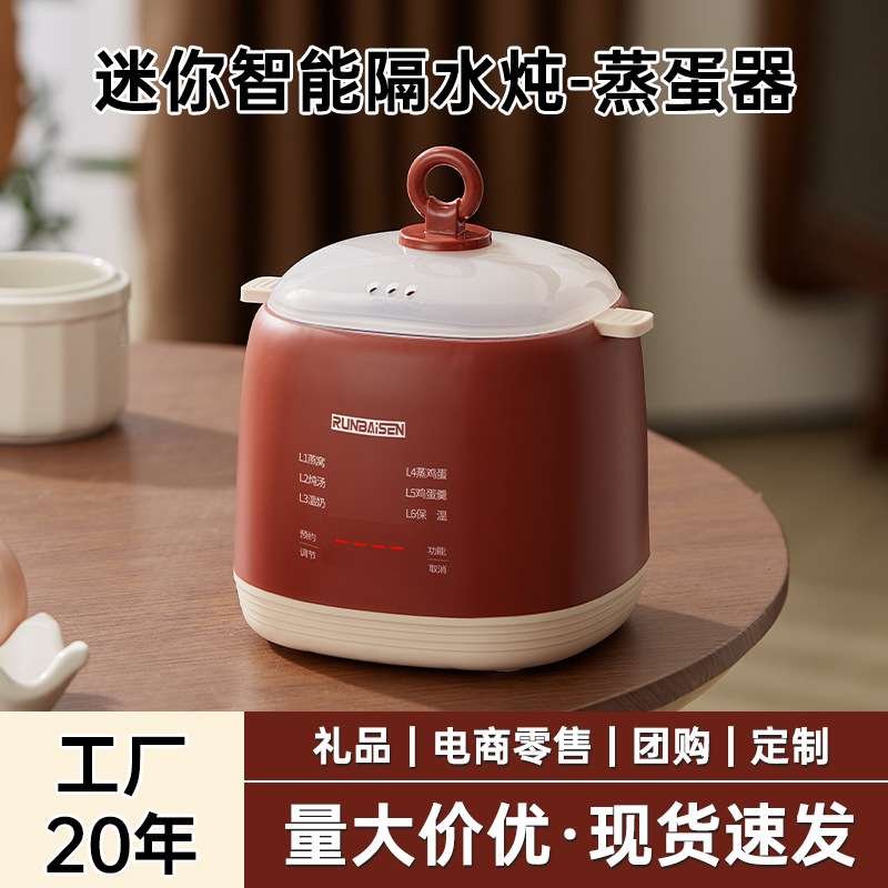 多功能蒸蛋器智能煮蛋器全自动小电炖盅陶瓷多功能家用隔水炖智能