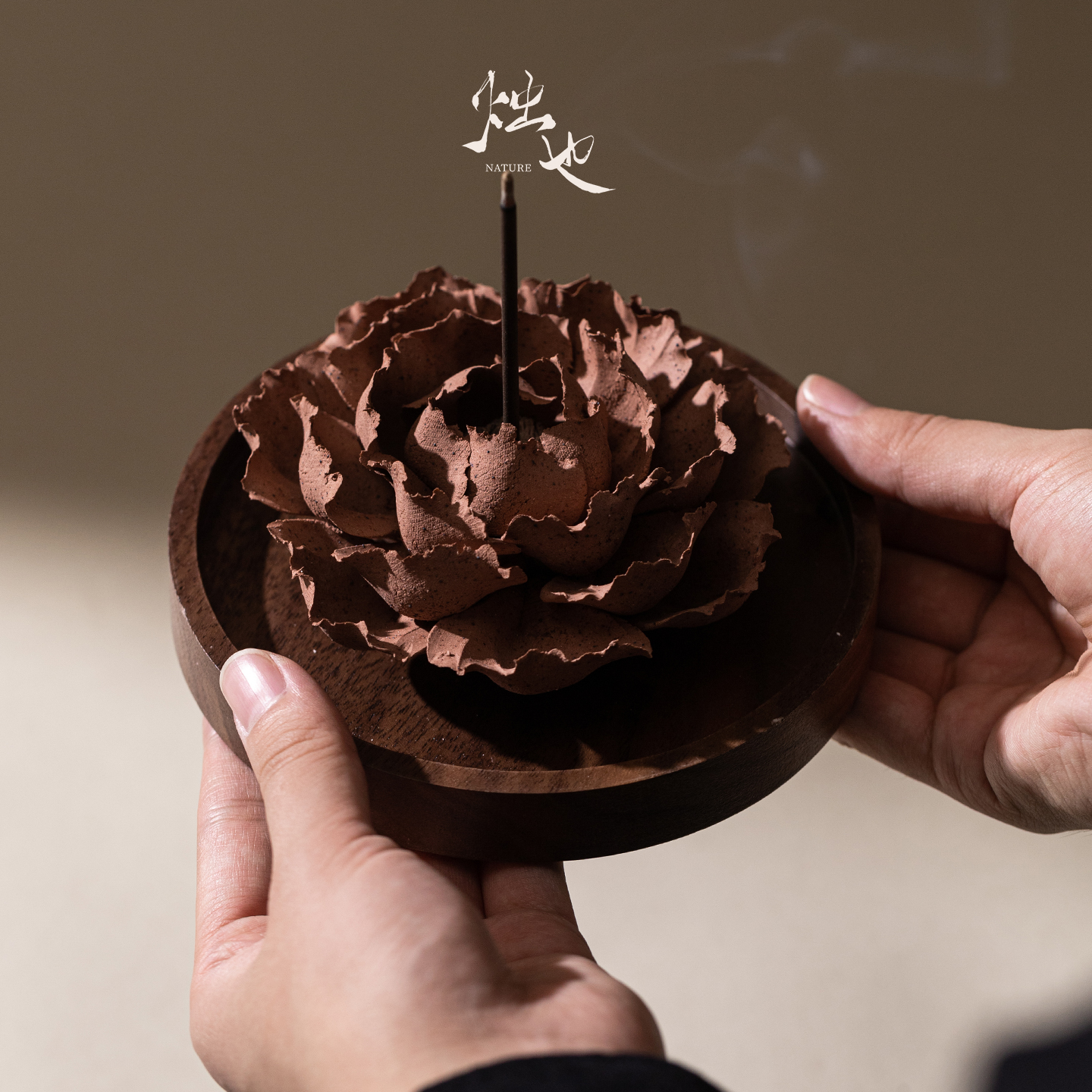 非遗手工陶瓷香插高级感香薰摆件