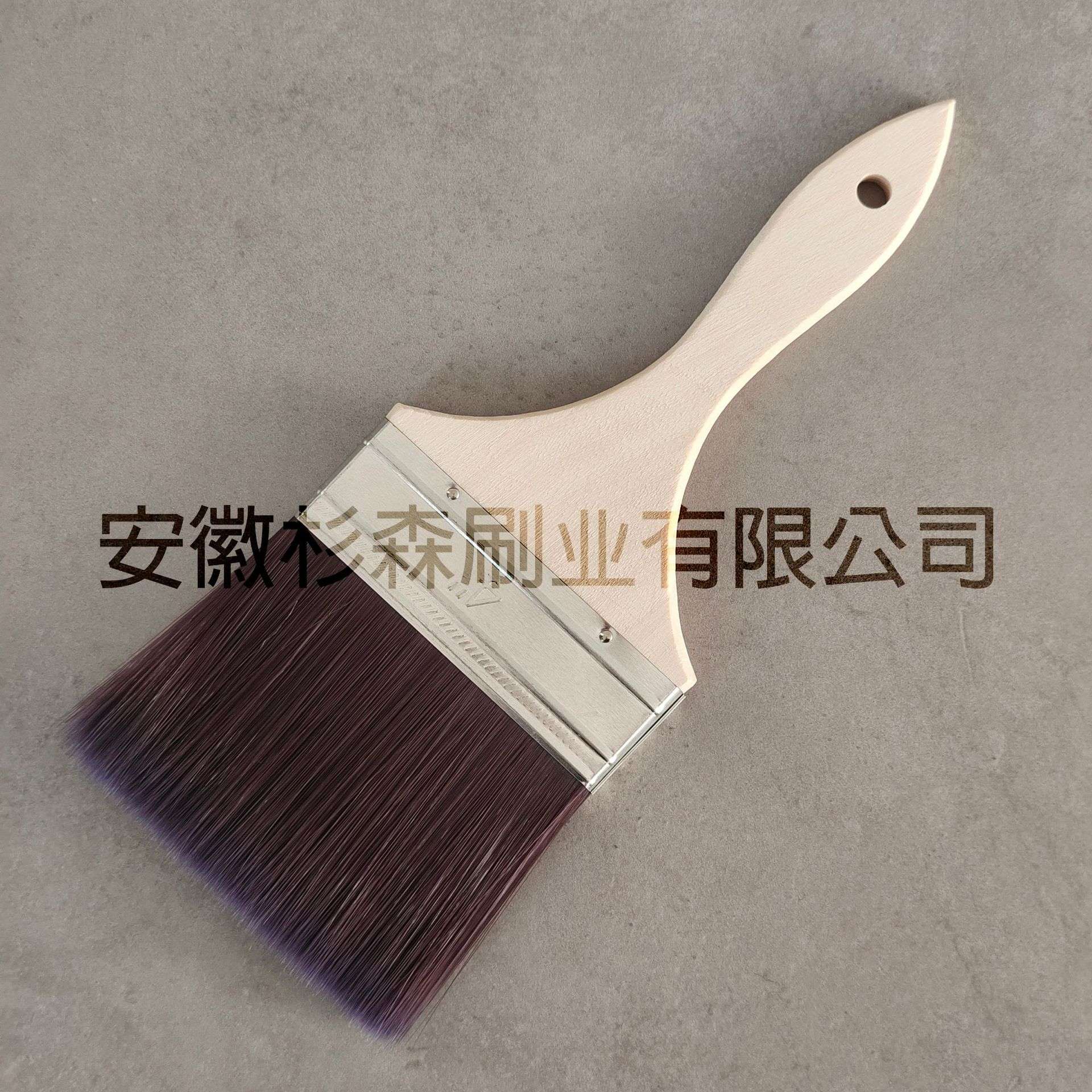 磨尖丝刷 实木手柄油漆刷 艺术漆涂料刷加长磨尖丝手感舒适