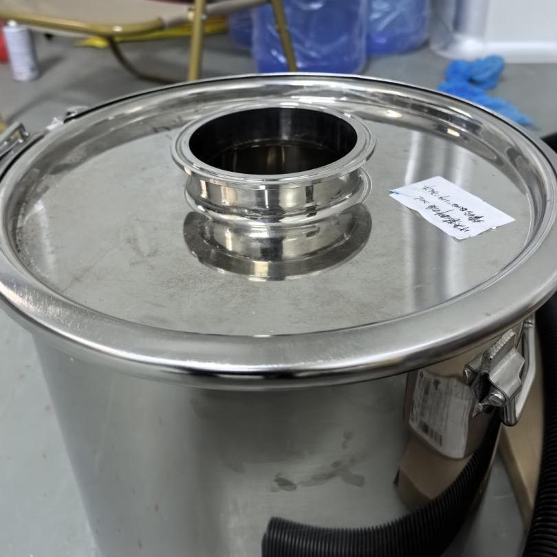 食品级316不锈钢桶密封桶带盖特厚加厚圆桶发酵桶定做定制gmp装药