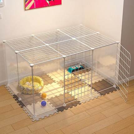 猫笼子宠物围栏狗狗家用小型室内幼猫栅栏隔离门栏中小型犬狗笼子