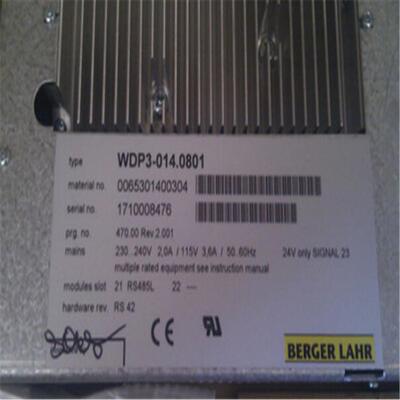 供应百格拉bergerlahr 驱动器 WDP3-014.0801