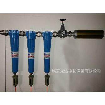 避难砼室三级过滤器DN50压缩空气三级过滤器