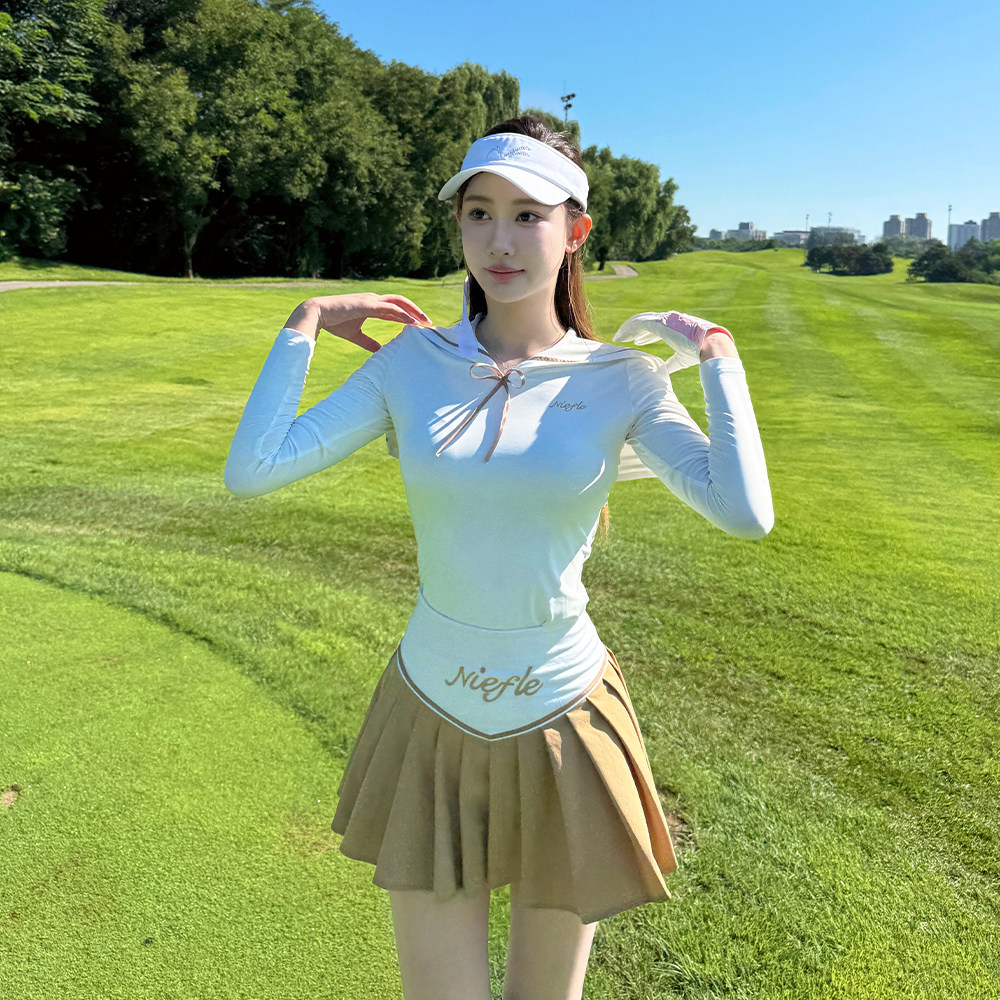 高尔夫女装长袖减龄高端套装裙