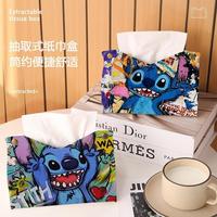 涂鴉史迪仔卡通紙巾盒