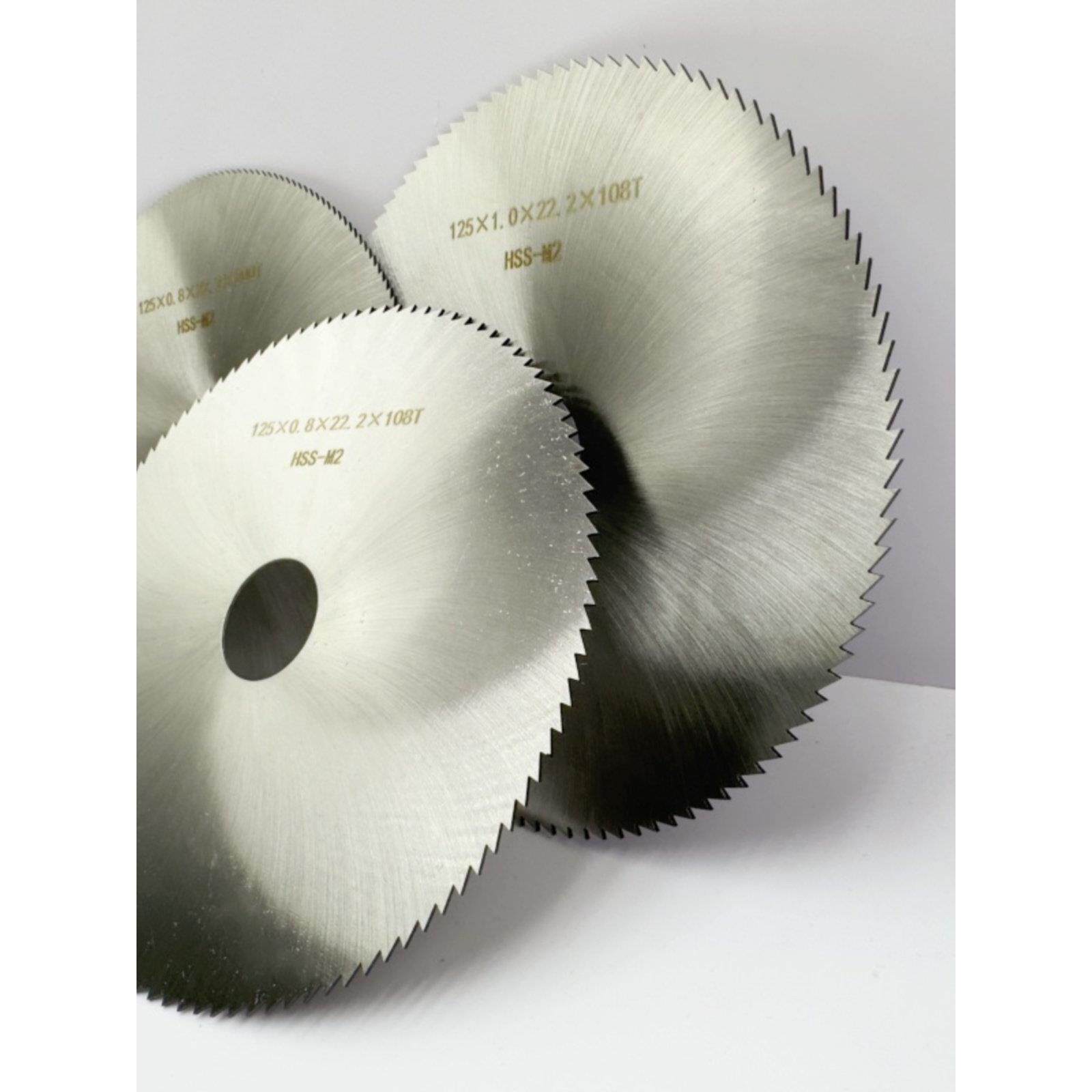 125型角磨机22孔高速钢锯片猪蹄牛大骨肋骨切割锯片超薄细齿锯片