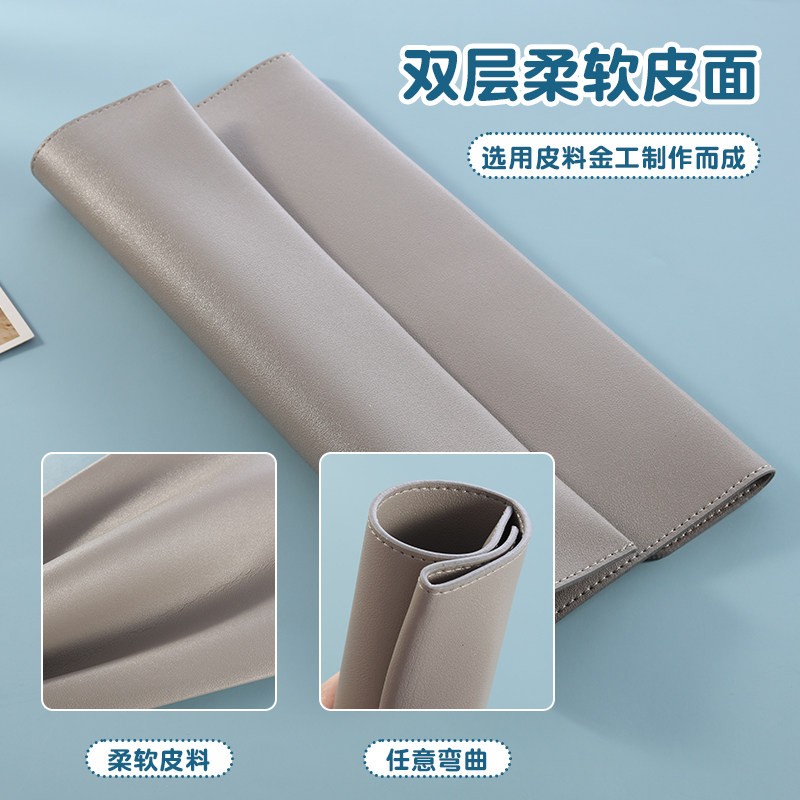 磁吸皮质文件袋A4大容量商务会议文件包男办公资料收纳袋防水档案