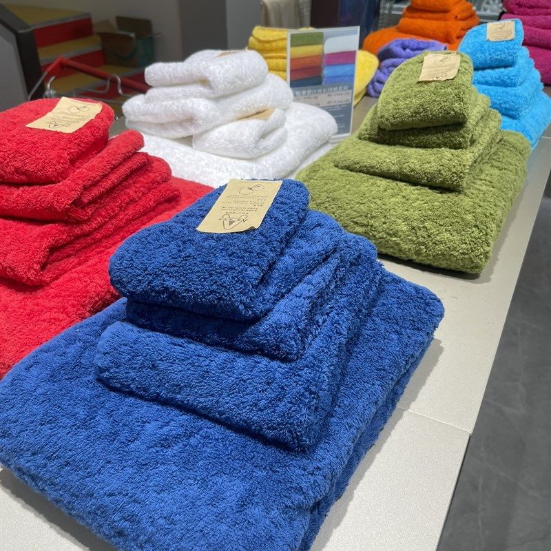 轻奢葡萄牙毛巾 埃及棉新疆阿克苏长绒棉高毛圈浴巾方巾浴室