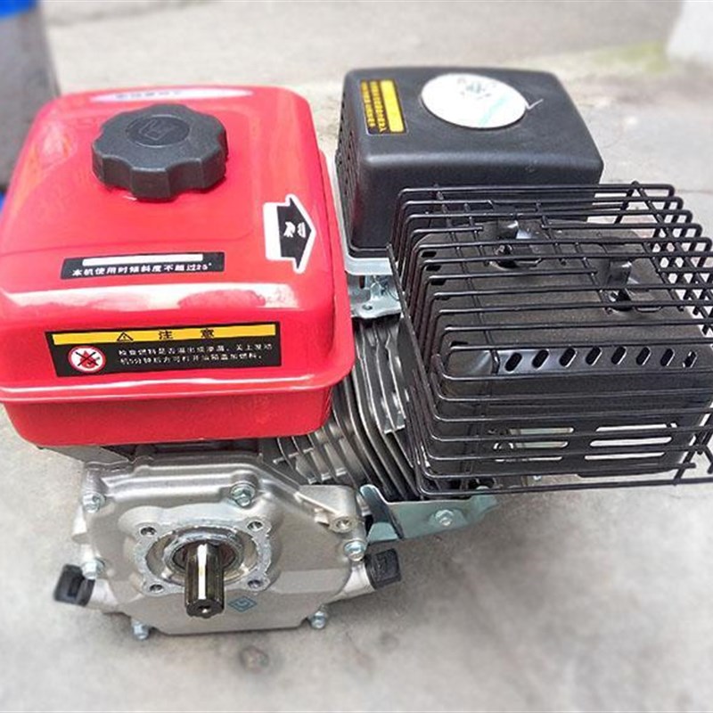 新品重庆鼎工联龙170F汽油引擎7.5匹马力四行程排量212CC花键轴