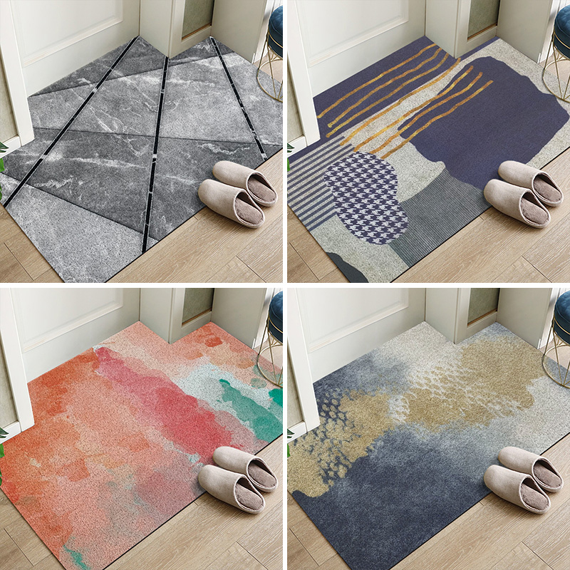 丝圈进门地垫轻奢出入户门垫子家用地毯玄关垫门口门厅踩脚垫防滑